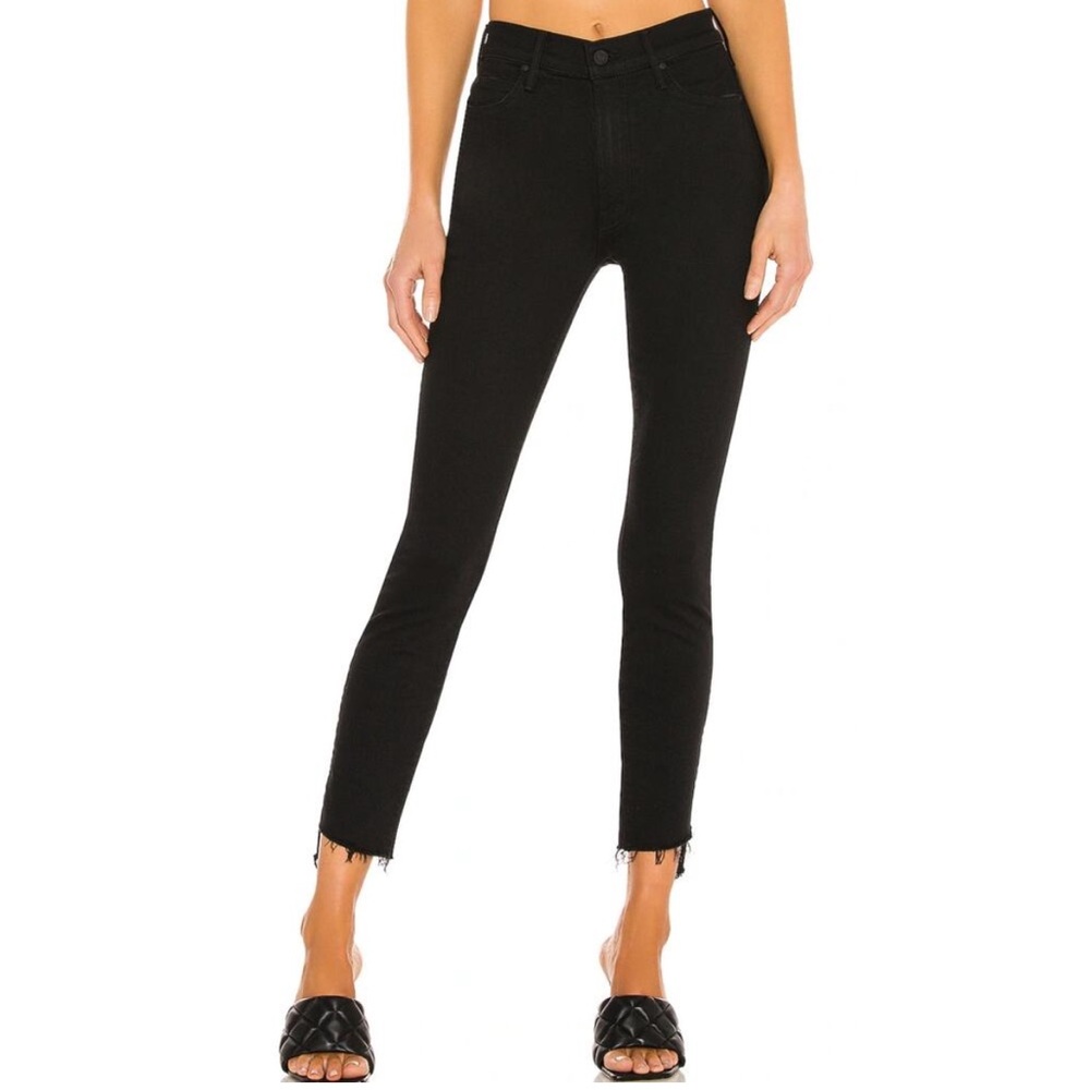 MOTHER high rise dark wash jeans